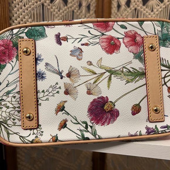 Dooney & Bourke Botanical Leather Satchel - Picture 10 of 12